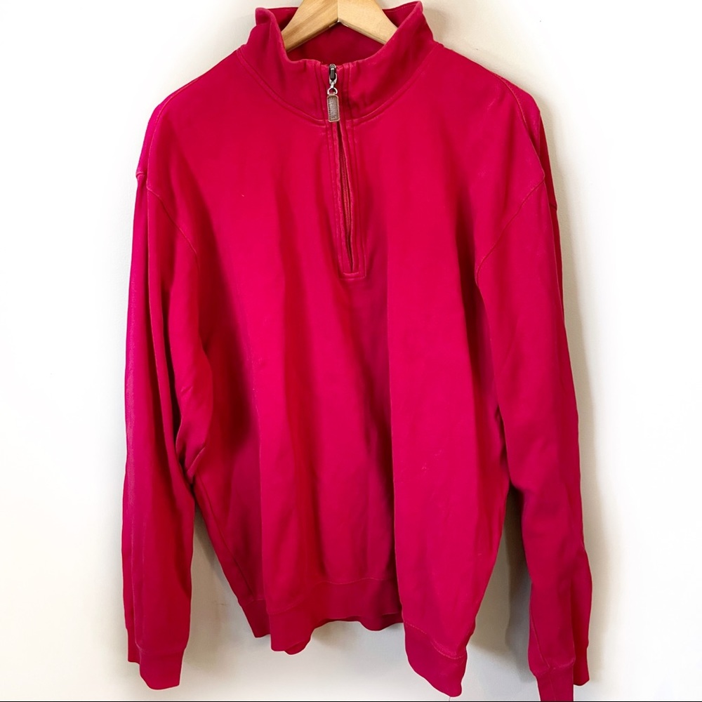 JACK NICKLAUS quarter zip sweater shirt size XL